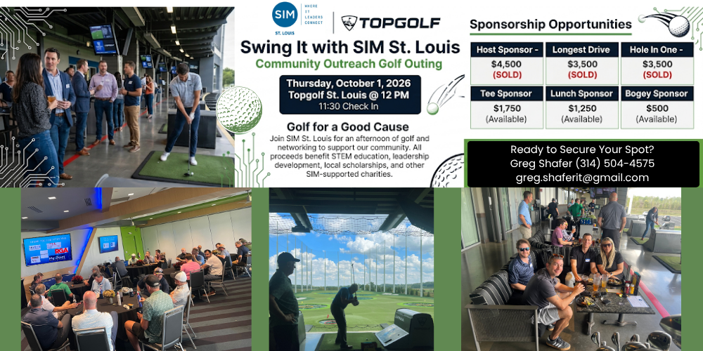 SIM St. Louis Golf Outing and Fundraiser 10/1/2026 at TOPGOLF (Chesterfield, MO)